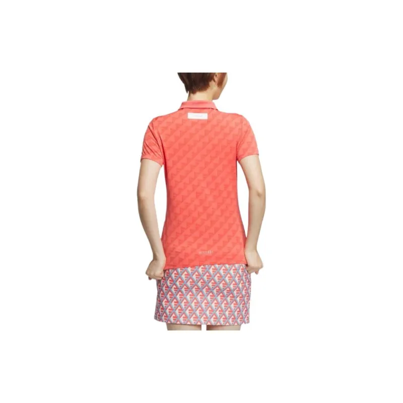 Adidas Polo Shirt Women's Orange-5