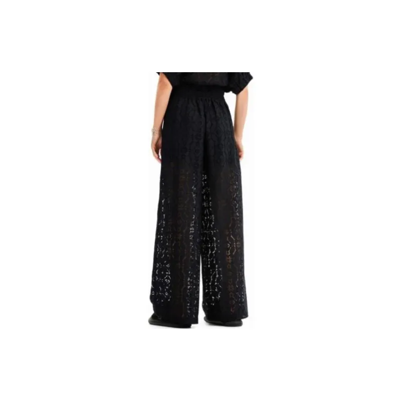 Desigual Casual Pants Women's Black-3