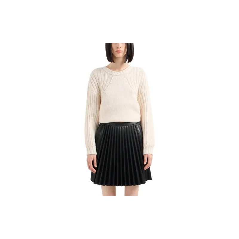 ARMANI EXCHANGE Pleated Mini Skirt-1