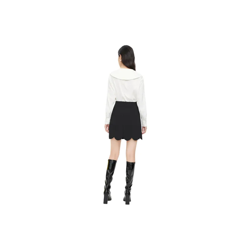 EICHITOO Casual Short Skirts Women's Black-1