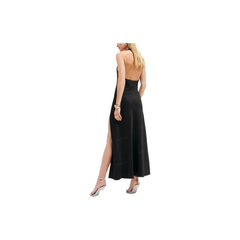 REFORMATION Sleeveless Dress Women's BLACK/Black-2