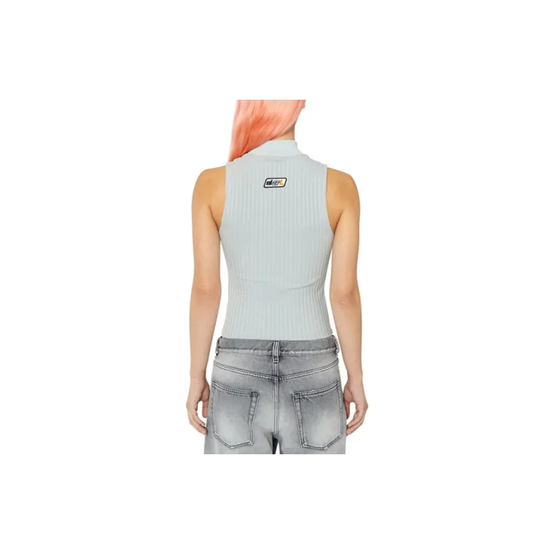 DIESEL Tank Tops Women's Blue-3