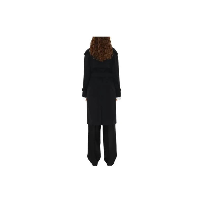 Burberry Trench Coat Women's Black-5