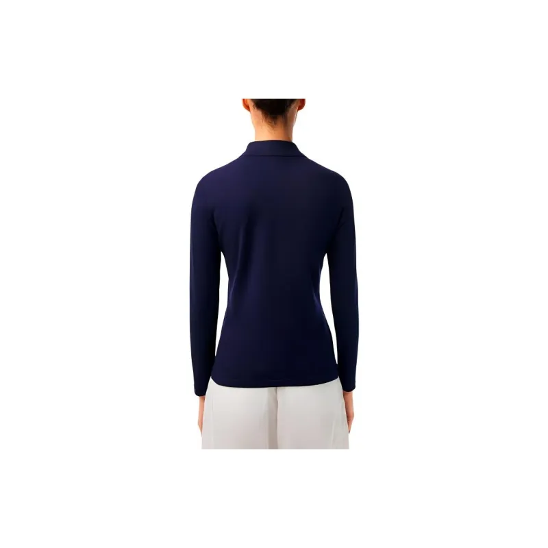 LACOSTE Polo Shirt Women's Marine Blue-2