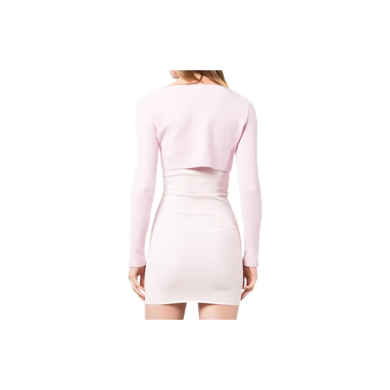 Alexander Wang Cropped Crystal tie Cardigan-2