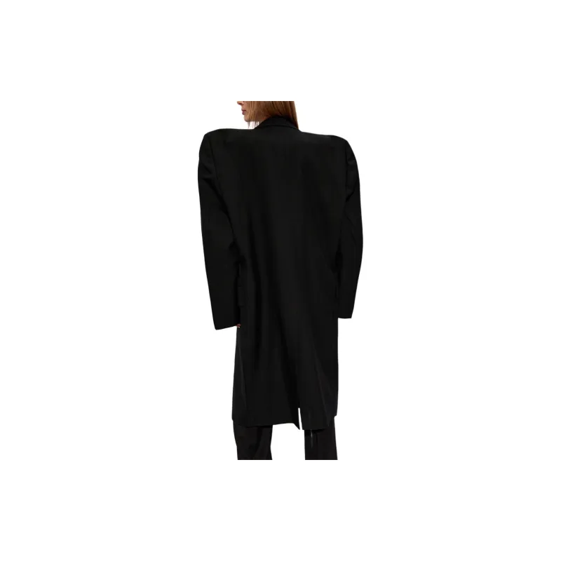 Balenciaga Single Breasted Mid Length Coat-3