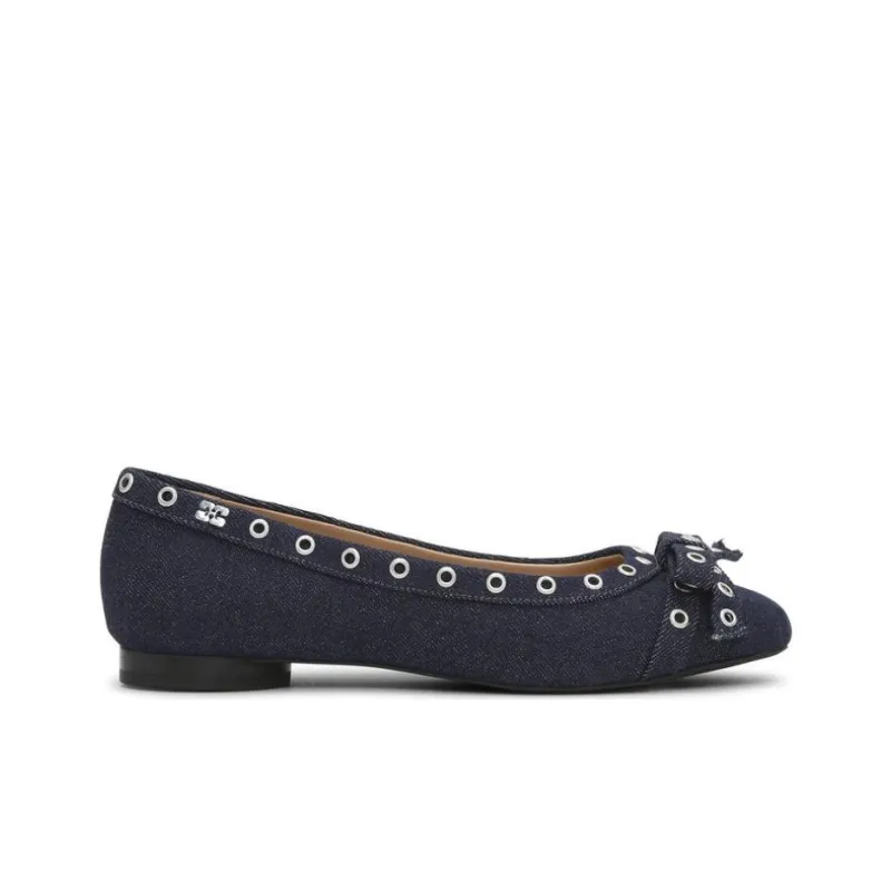 GANNI Casual Single Shoes Women's Blue-1