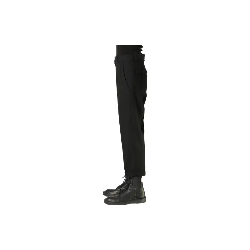 Yohji Yamamoto Regulation R-Mackin Pants 'Black'-5