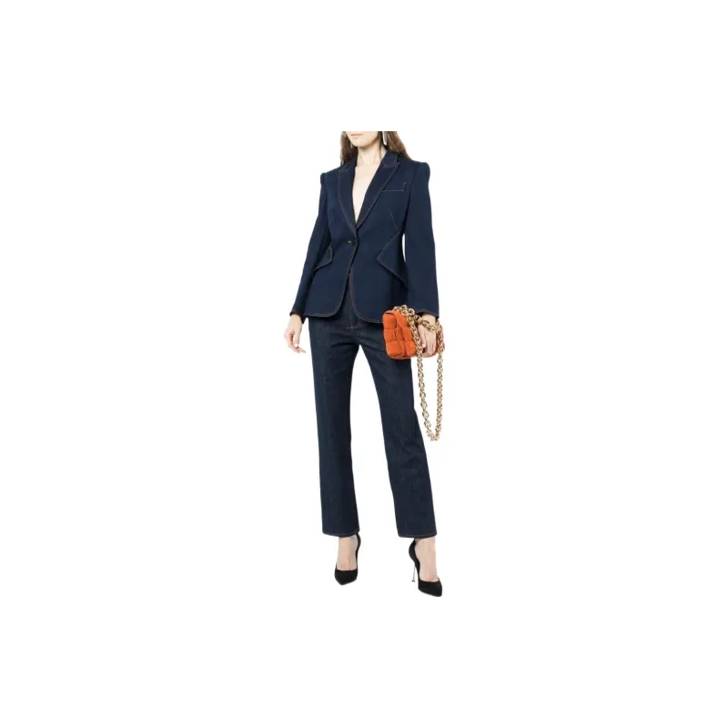 Alexander McQueen Jeans Women's Blue-1