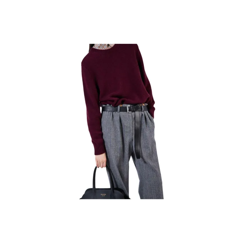PRADA Crew neck Cashmere wool Jumper-3