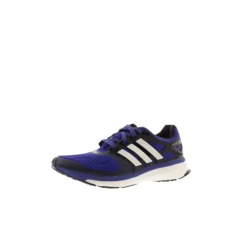 Adidas Energy Boost Cushioning And Breathable Low Top Running Shoes Blue Purple Kids'