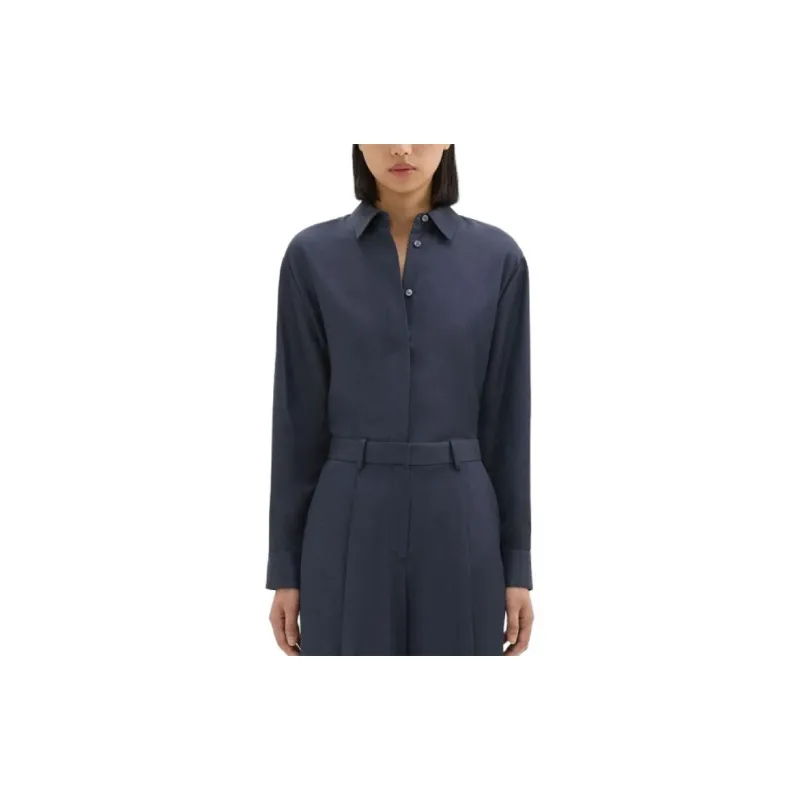 THEORY Shirt Women's Deep Sea Blue-1