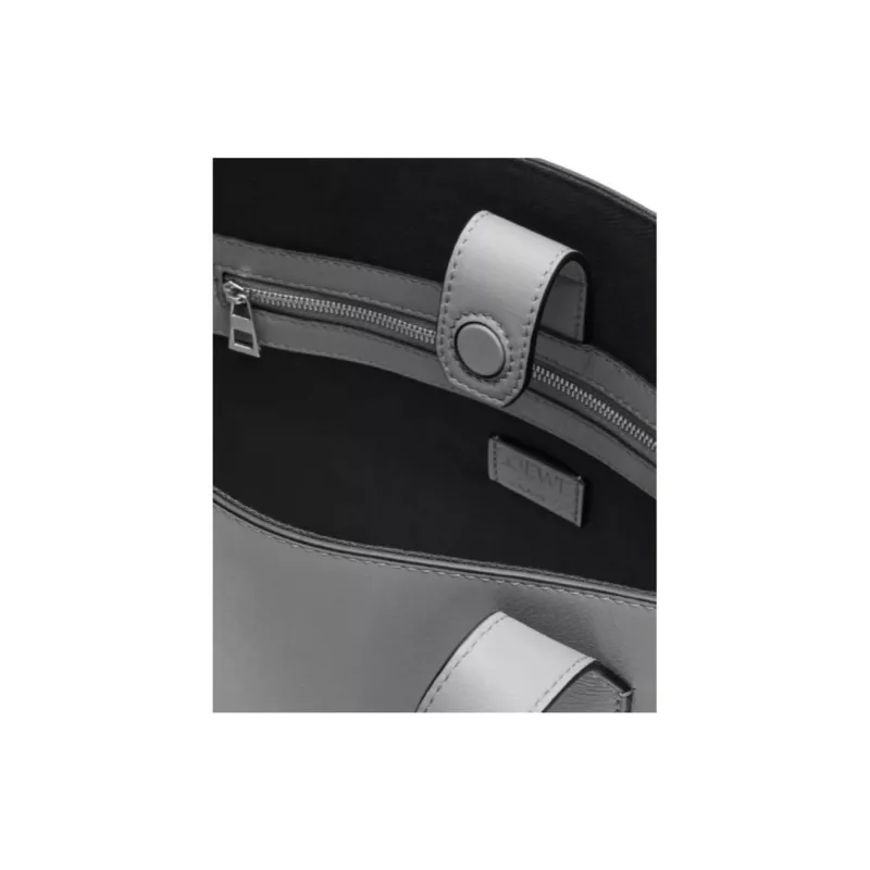 LOEWE Cow Leather Tote Bag, Shopping Bag, Shoulder Bag, Handbag Regular Men's Asphalt Gray-4