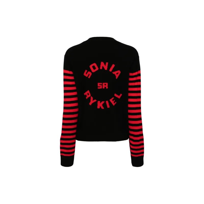 Sonia Rykiel Striped Woolen Cardigan-1