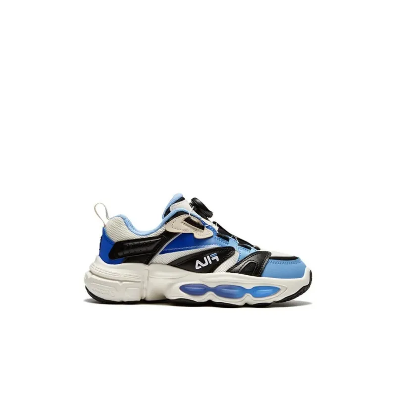 FILA KIDS Cushioning Wear Resistant Low Top Kids' Running Shoes Blue Black Kids'-1