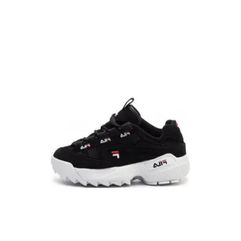 FILA KIDS Cushioning Wear-Resistant Low-Top Kids Lifestyle Shoes Black Kids'