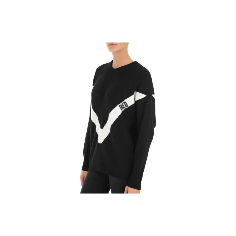 RED VALENTINO REDValentino Logo Embroidered Jumper-3