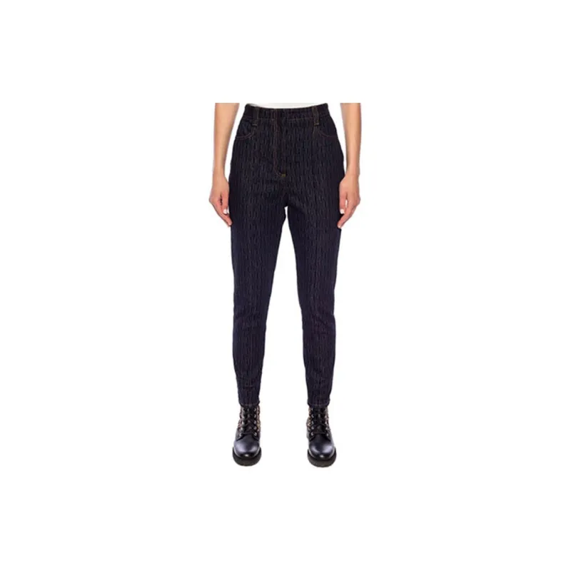 FENDI SS21 Jeans Women's Dark Blue-2