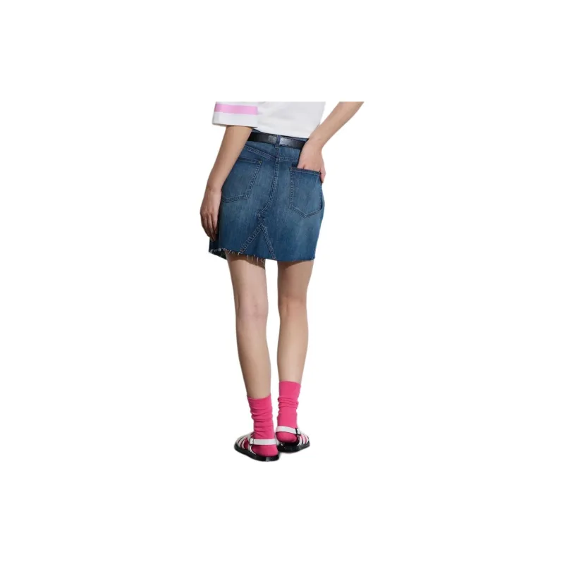 GAP Denim Short Skirts Women's Dark Blue-2