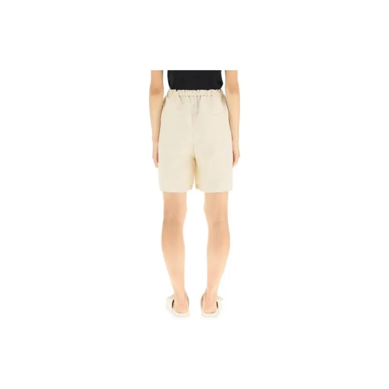 TOTEME Casual Shorts Women's Beige Yellow-2