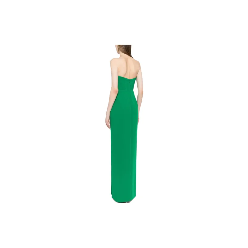 Marchesa Notte Twist-detail Column Gown-2