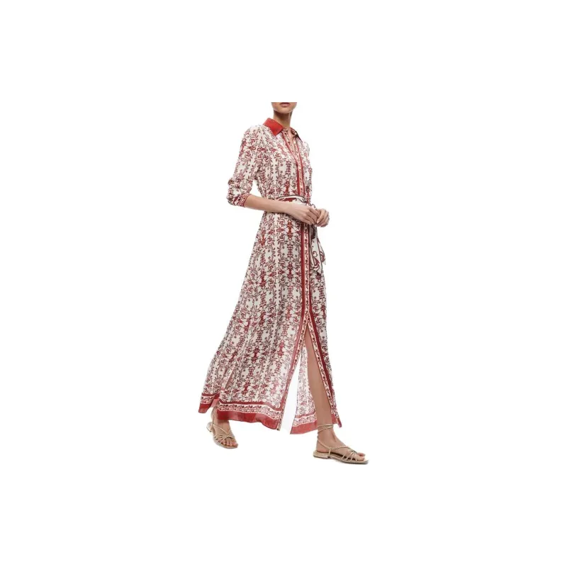 ALICE+OLIVIA Long-Sleeved Dresses Women's Red-3
