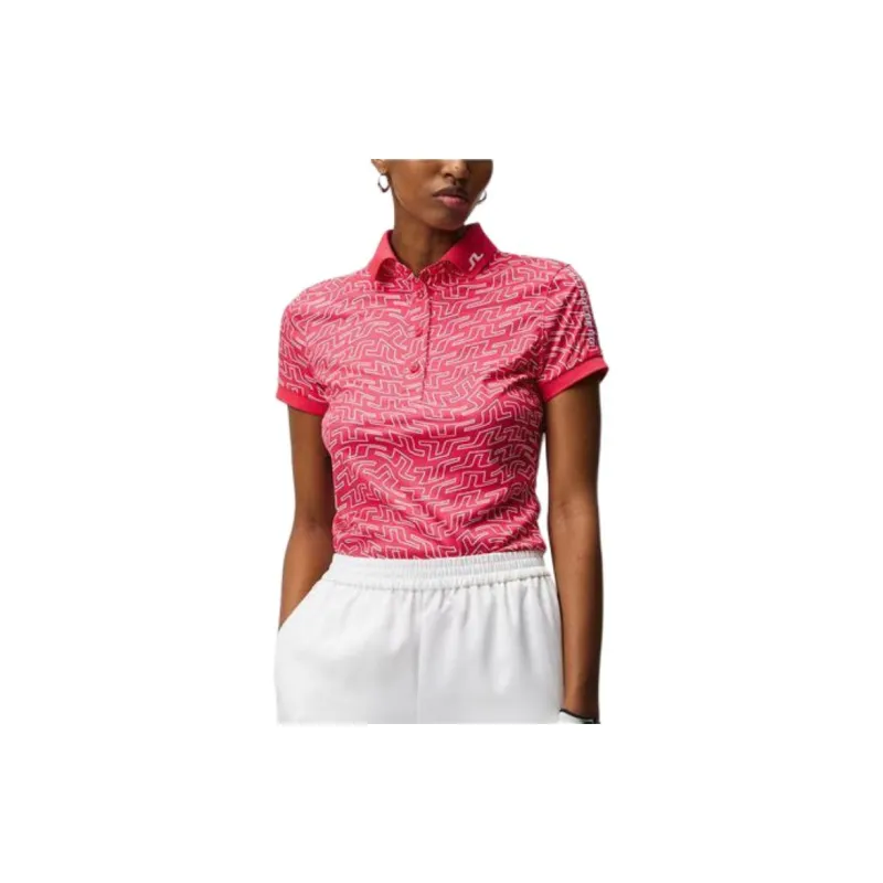J.Lindeberg Polo Shirt Women's Pink-2