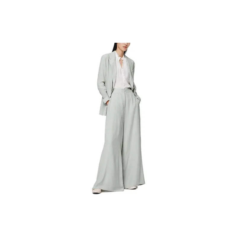 CLUB MONACO Business Suit Women's Light Green-3