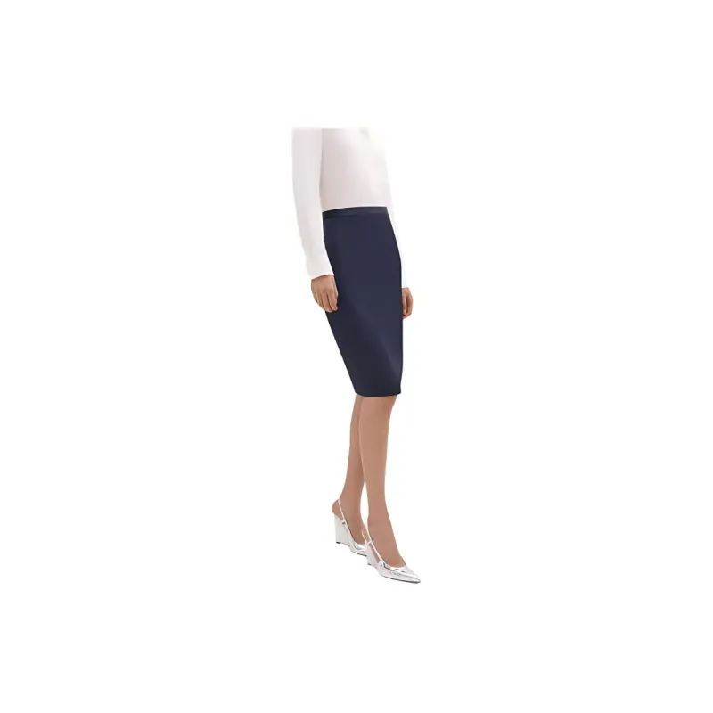 THEORY Casual Short Skirts Women's Deep Sea Blue-2