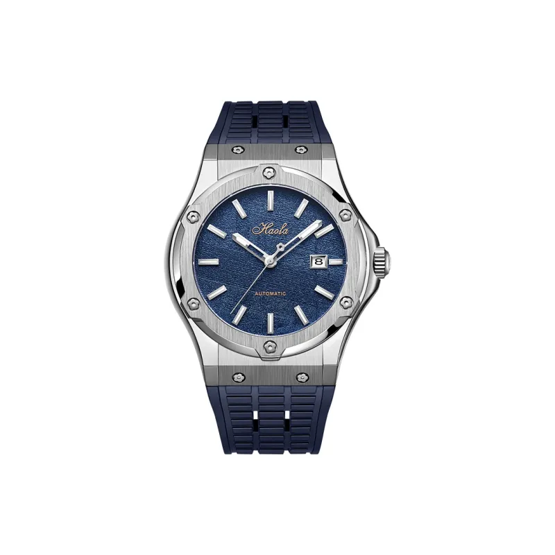 HaofaTourbillon 1911 Automatic Mechanical Movement Watch Men's Watches Blue Dial-8
