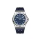 Stainless Steel Case Blue Dial