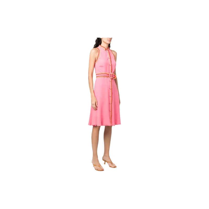 MOSCHINO Belted waist Sleeveless Dress-3