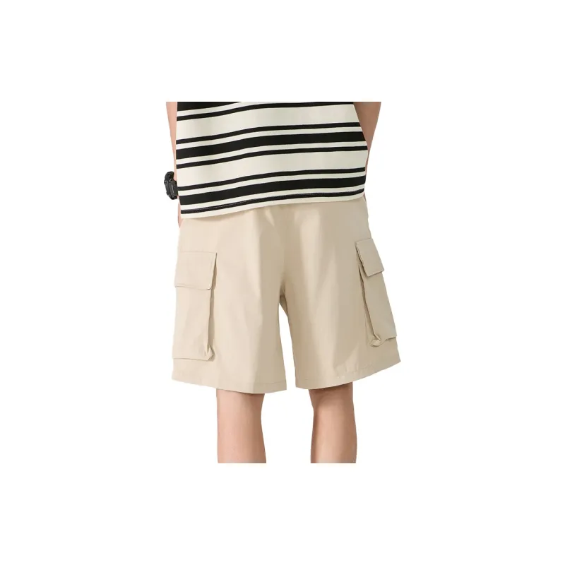 Merry City Casual Shorts Unisex Khaki-3