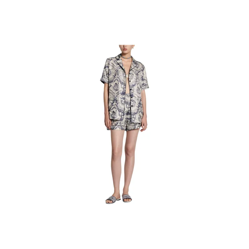 DIOR SS24 Shirt Women's Marine Blue-2