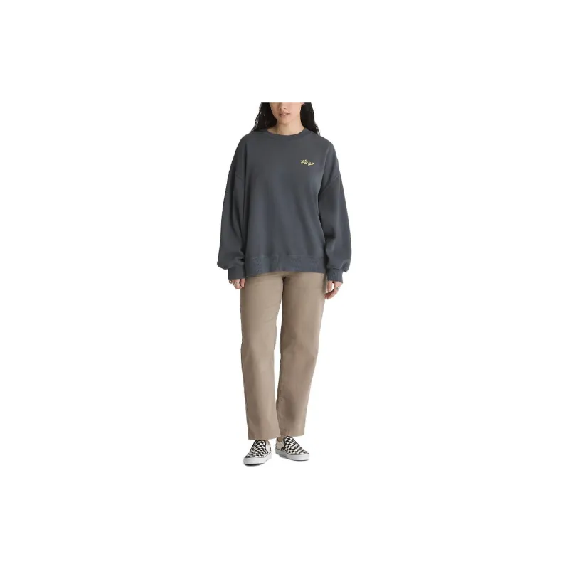 Vans Dove Mountain Slouchy Crew Sweatshirt Sweatshirt Women's Asphalt-1