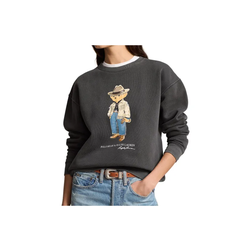 Polo Ralph Lauren FW24 Sweatshirt Women's Pebble Black-4