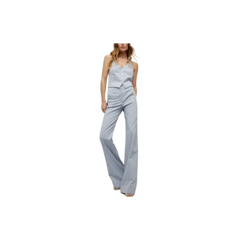 VERONICA BEARD SS24 Suit Trouser Women's Blue-1