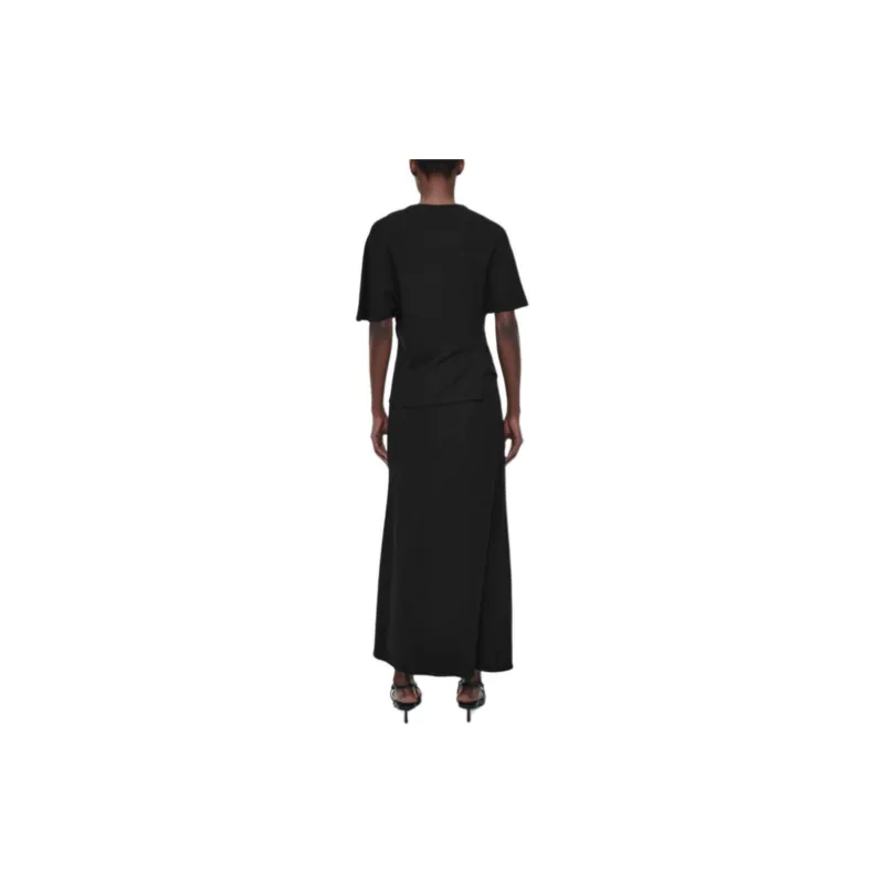 COS Casual Long Skirt Women's Black-5