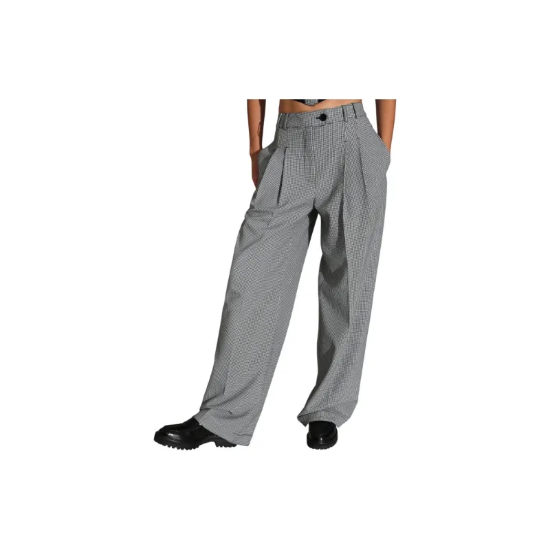 Fleur Du Mal Houndstooth pattern Trousers-3