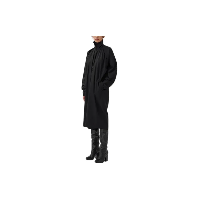 Lemaire Long-Sleeved Dresses Women's Black-3
