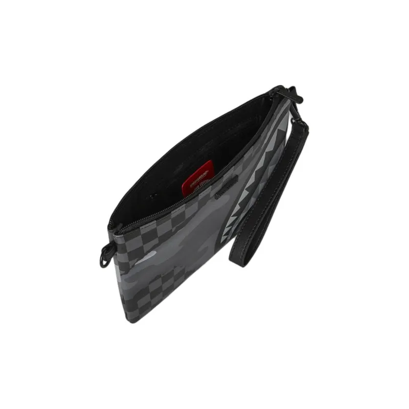 SPRAYGROUND PVC Clutch Unisex Black-4