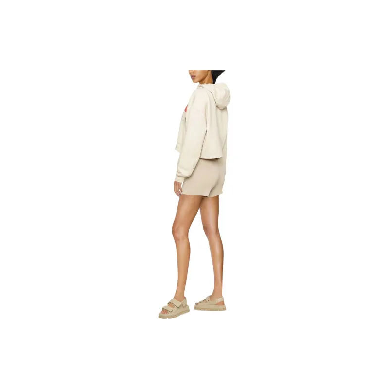 Jacquemus Le Sweatshirt Pate Clay Logo Cropped Hoodie 'Beige'-3