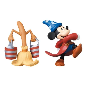 Medicom Toy Mickey Disney Collection UDF Number 690 10 With Broom Chibi Figures 6.5cm