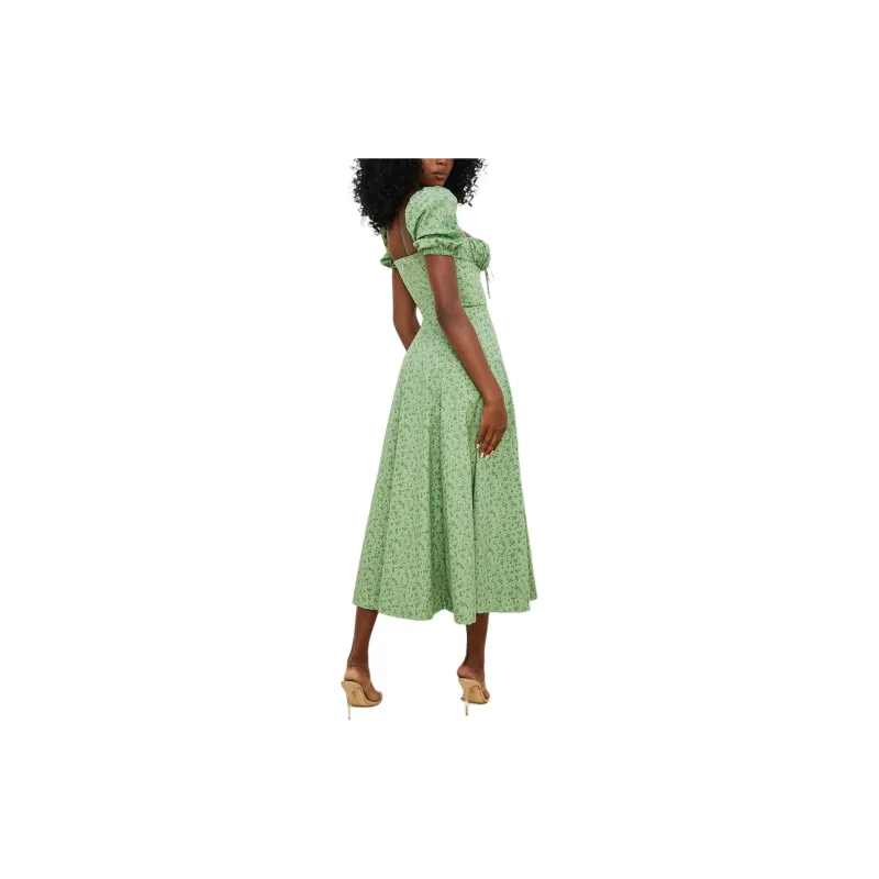 HOUSE OF CB TALLULAH Short Sleeved Dress Women's GREEN/Green-3