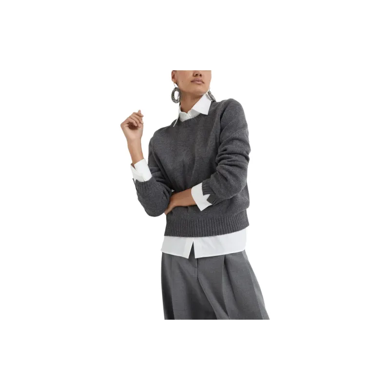 Brunello Cucinelli Crew neck Cashmere Jumper-4