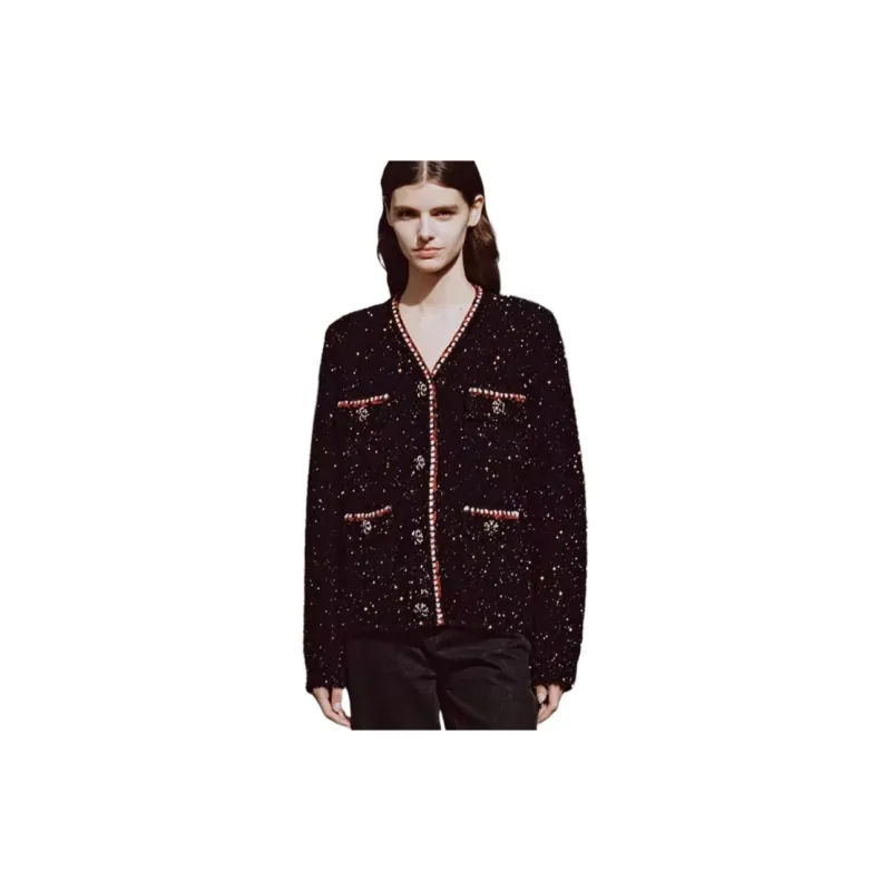 Self portrait Jackets & Coats Women's Classic Black-3