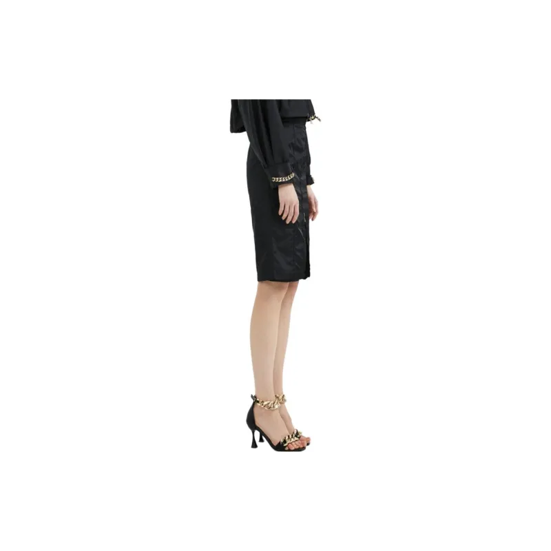 KARL LAGERFELD Casual Long Skirt Women's Black-5