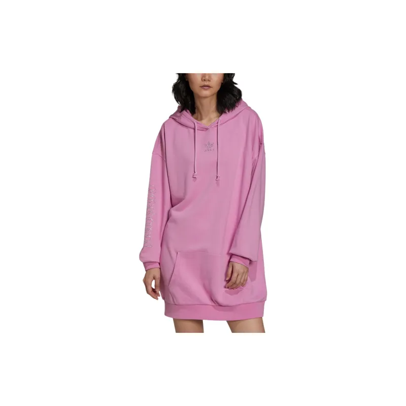 Adidas Originals Long Sleeved Dresses Women's Blessing Light Purple-1