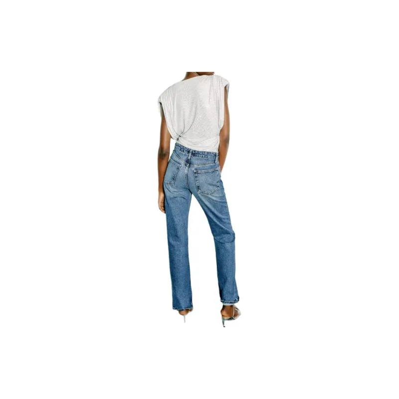 ZARA Bodysuits Women's Silver-3