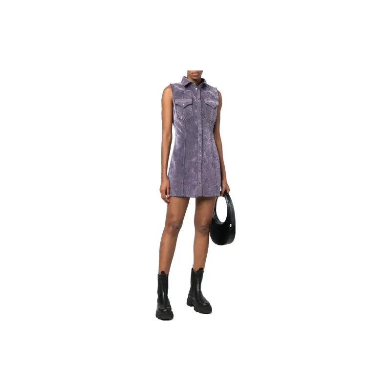DIESEL Sleeveless Dress Women's Purple-1
